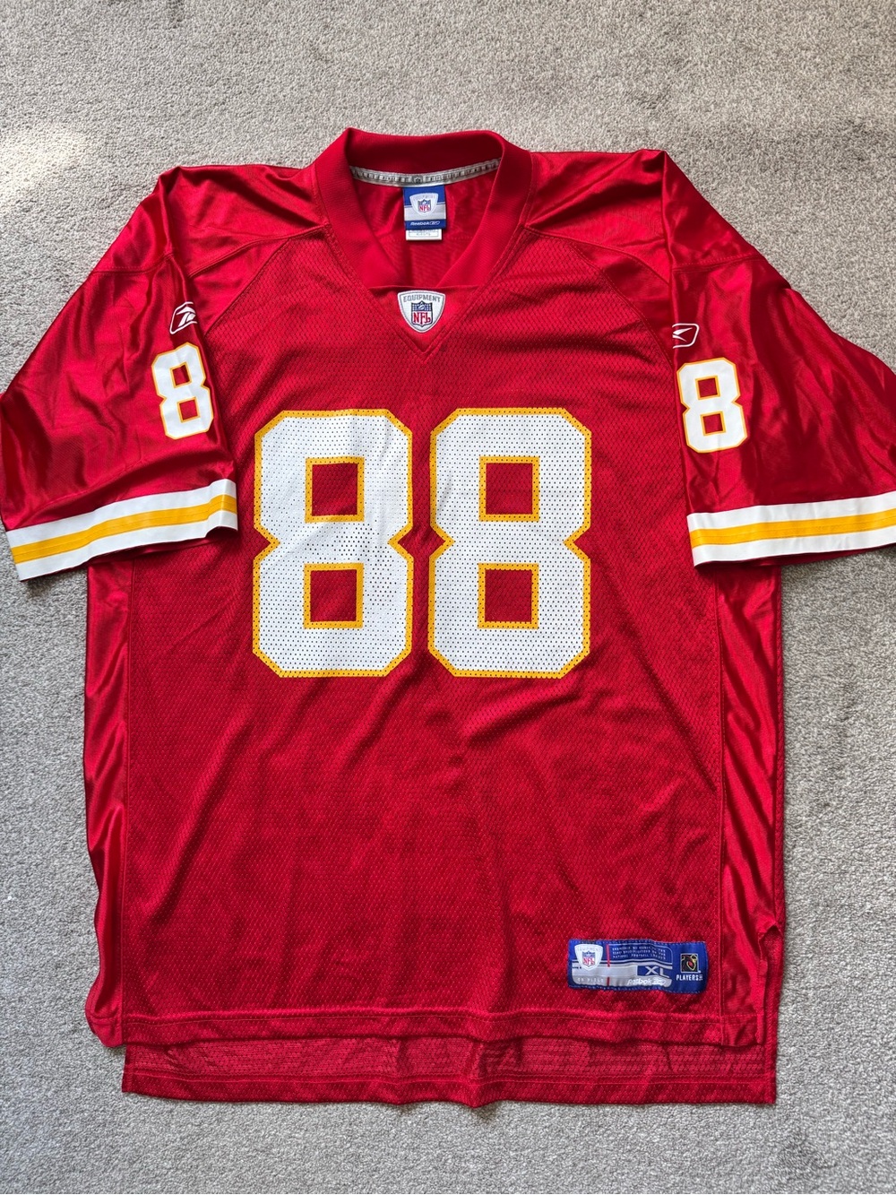 Reebok VTG Retro Kansas City Chiefs Tony Gonzalez NFL Football Jersey XL